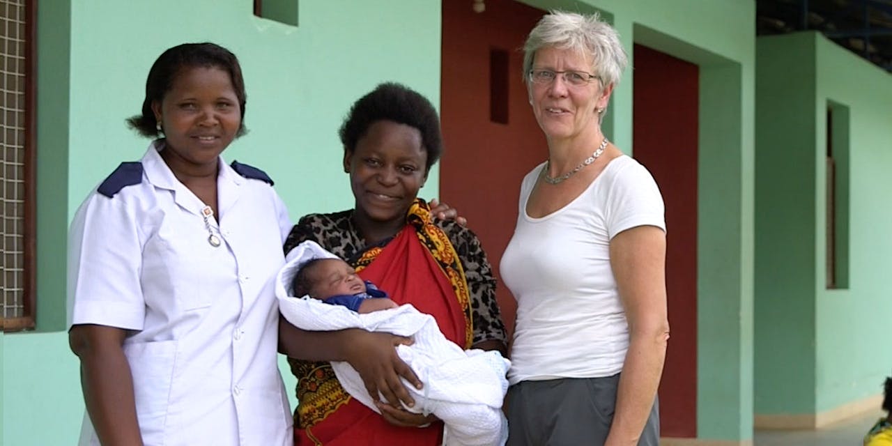 Yvonne in Tanzania.