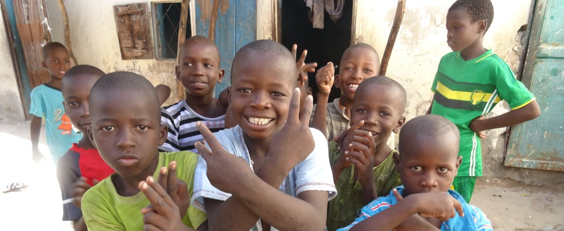 Dove konden kunnen naar school in Mauritanië