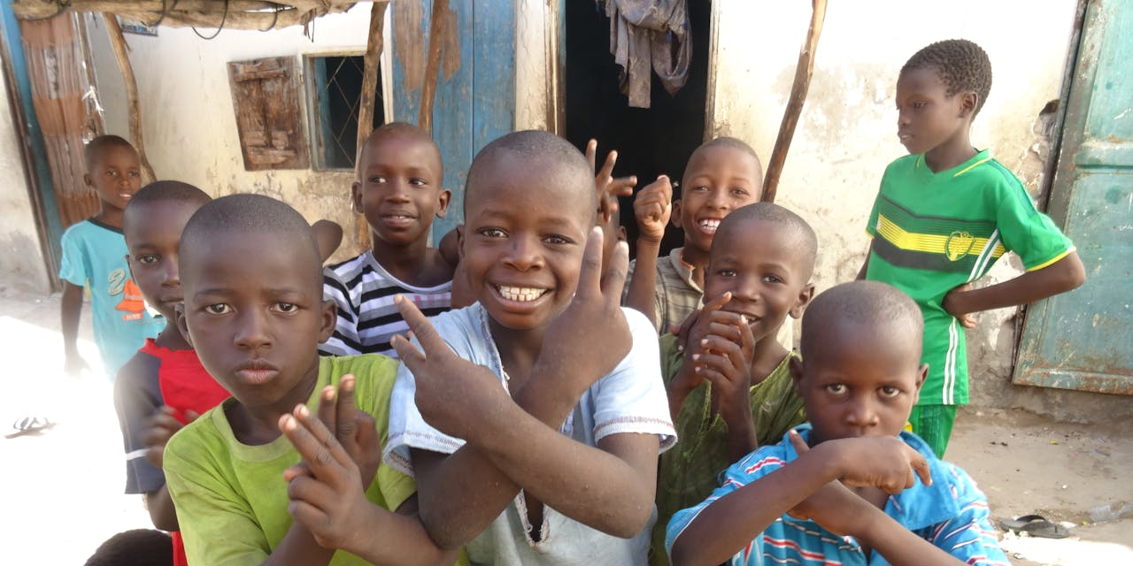 Dove konden kunnen naar school in Mauritanië