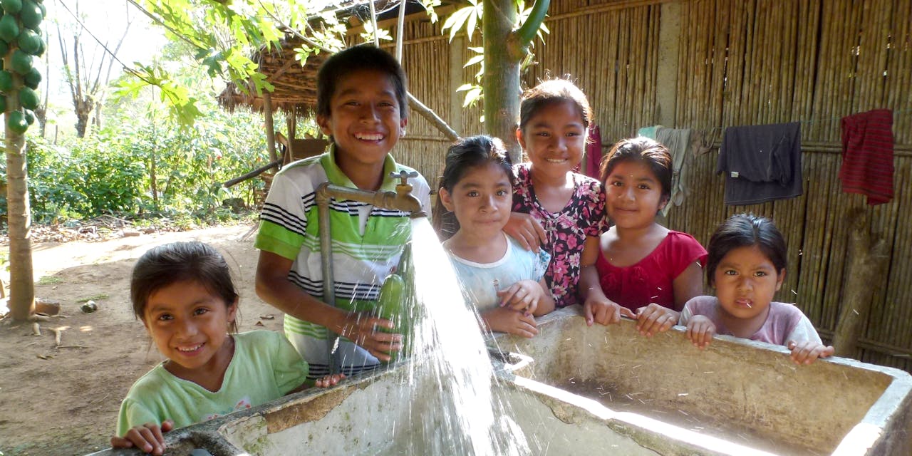 Kinderen in Guatemala.