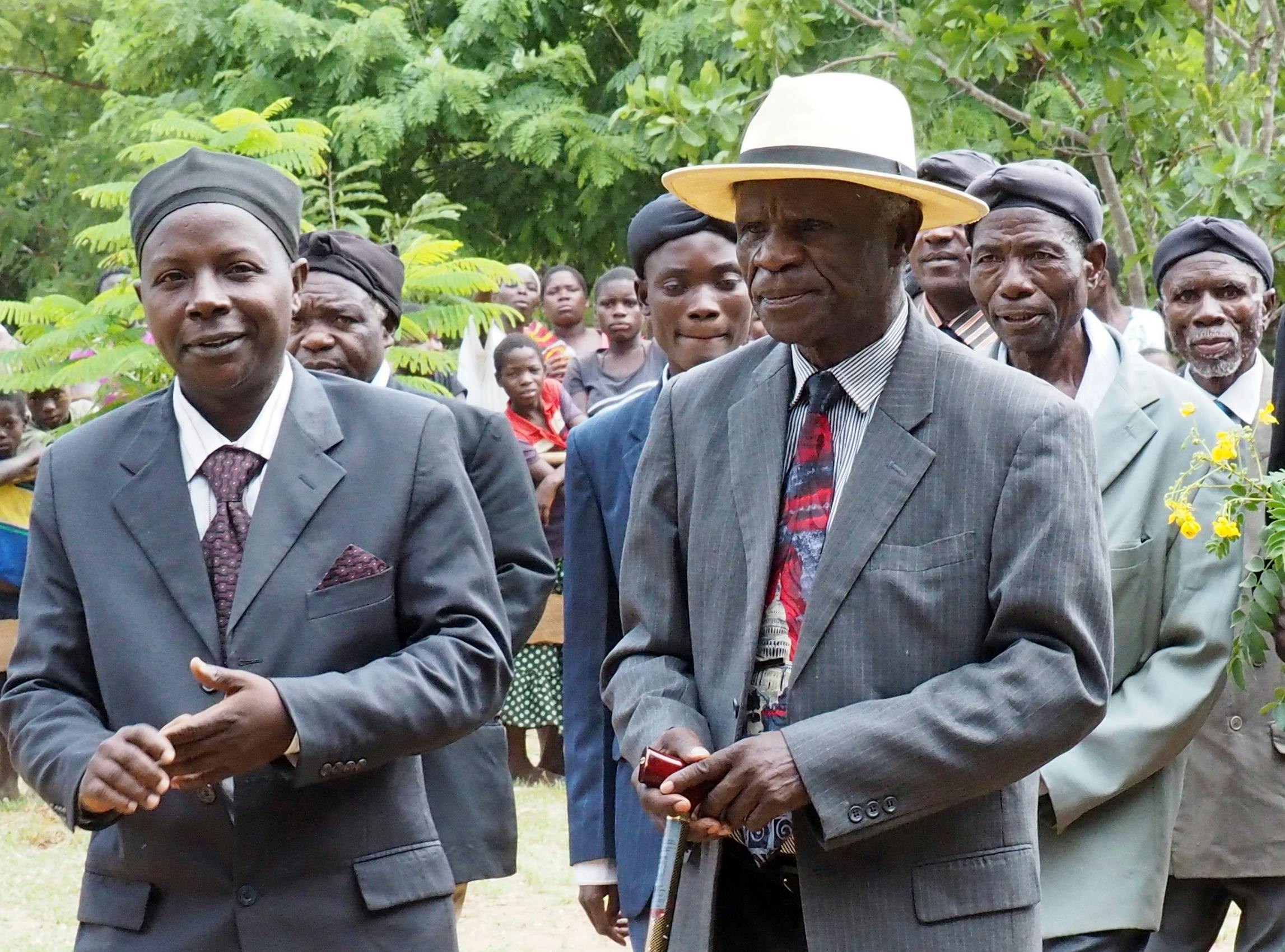 Chief Chikulamayembe in Malawi.