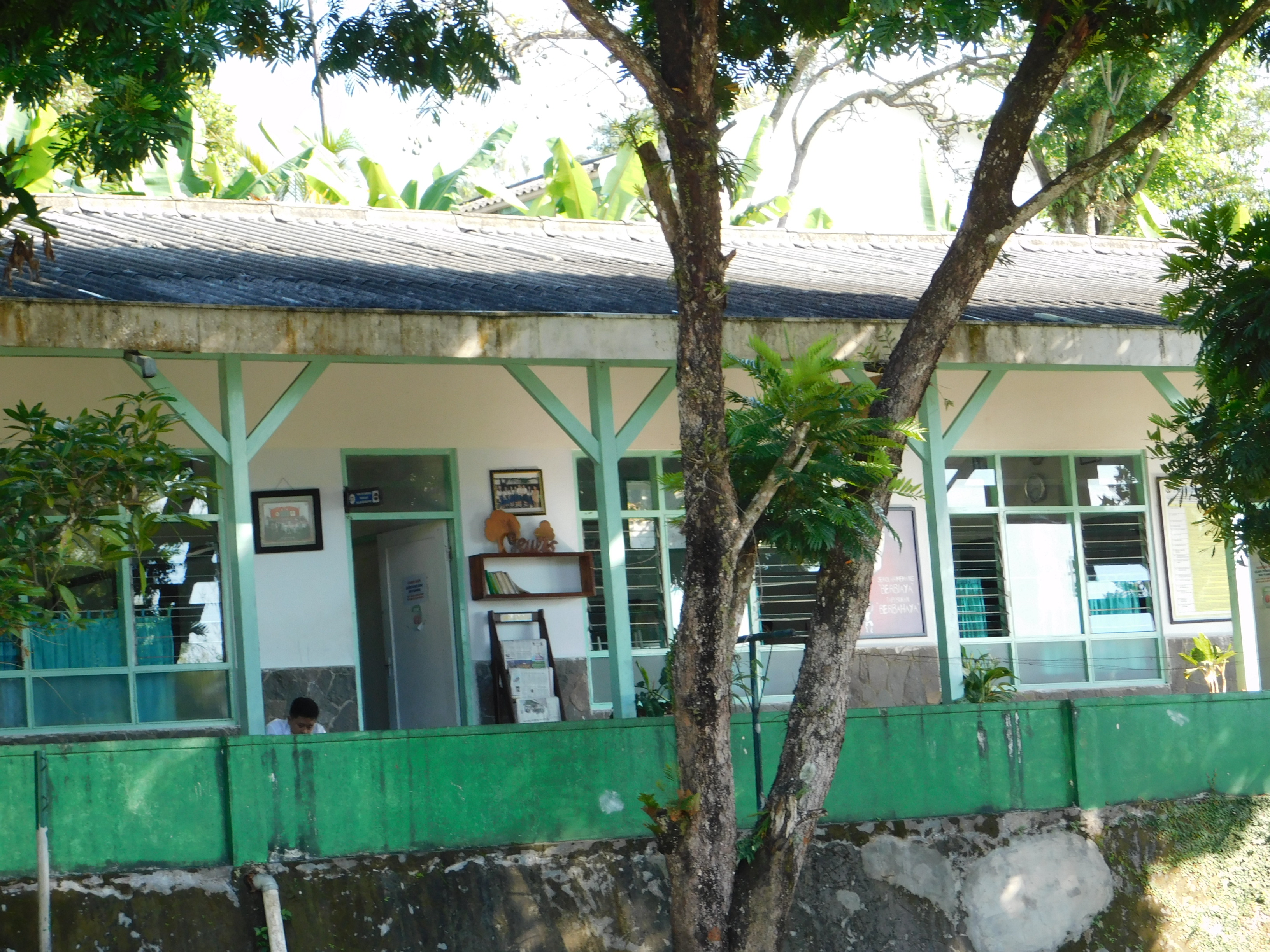 Middelbare school in Cigugur op Java in Indonesië