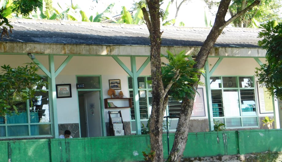 Middelbare school in Cigugur op Java in Indonesië