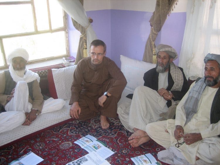 Architect Frank Doomen was als architect betrokken bij de bouw van de school in Afghanistan