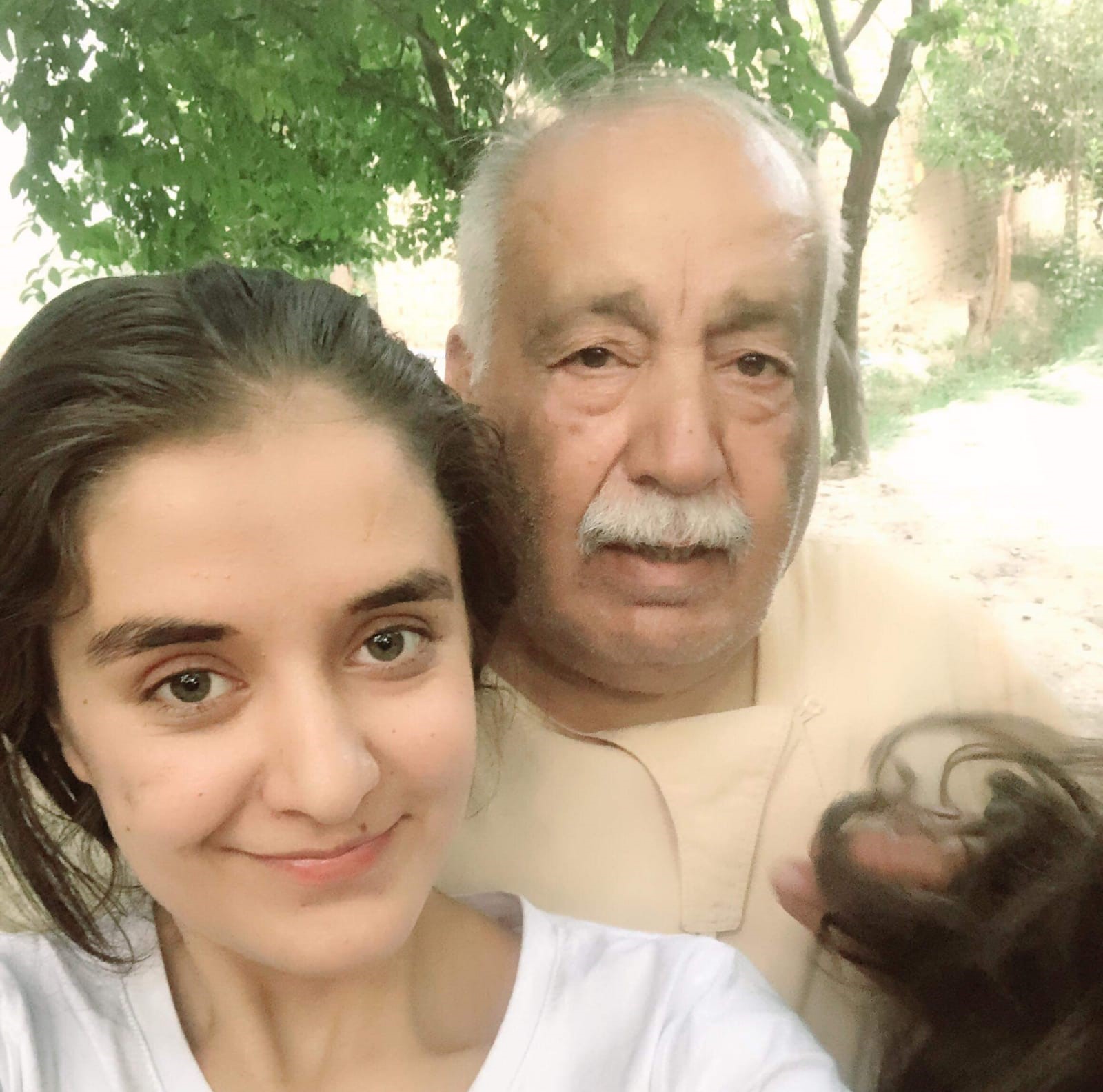 Tai Es met opa Fayez