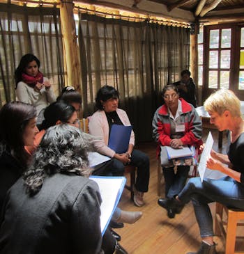 Centrum voor autisme in Peru.