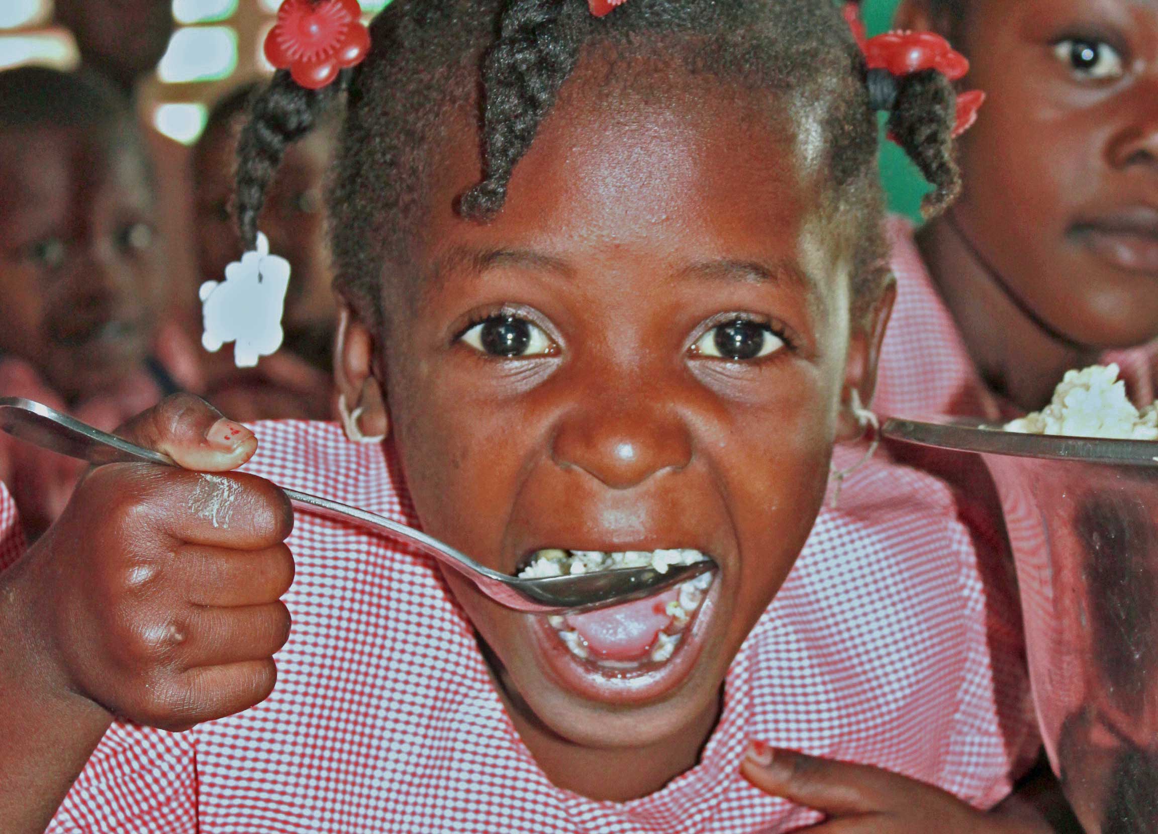 Water voor school in Haiti