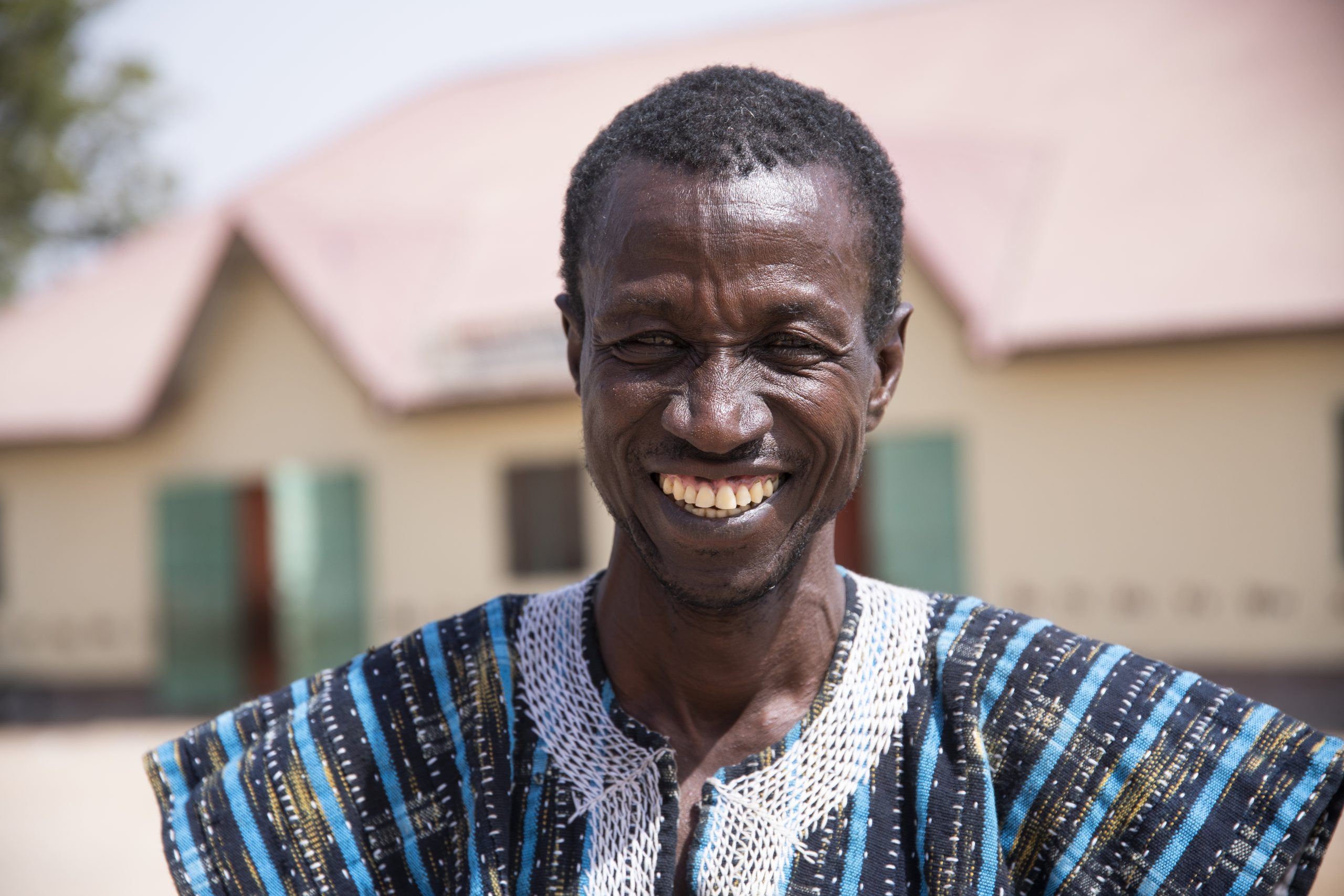 Meester Hudu Fuseini uit Ghana.