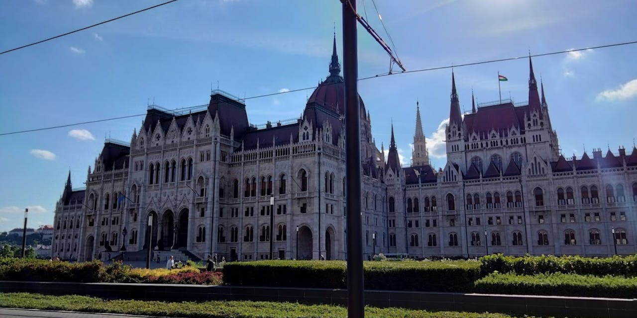 Het regeringspaleis in Boedapest.