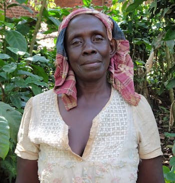 Een vrouw in Oeganda