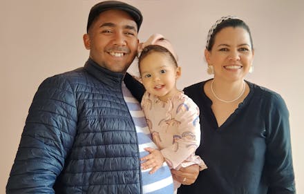 Stefanny Silva en Bliomar Requeña