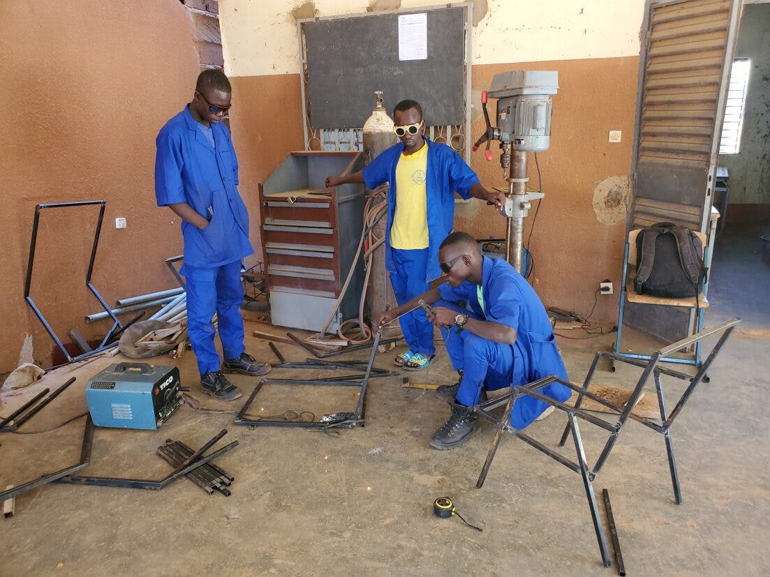 Metaal bewerken in Burkina Faso