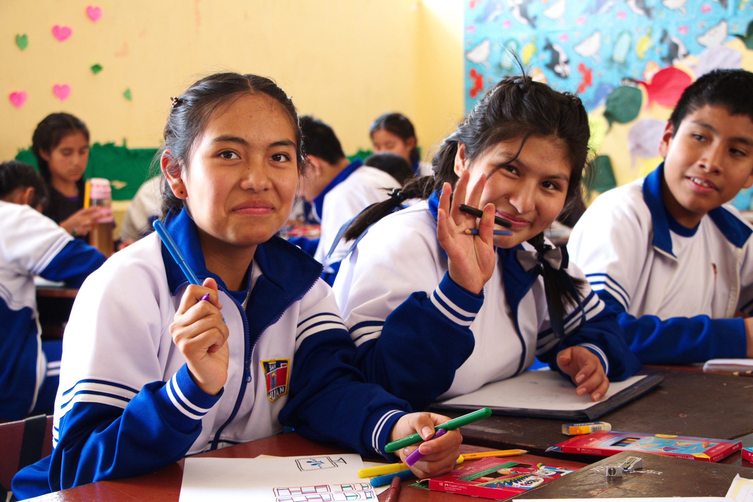 Kinderen in Peru krijgen les in seksuele voorlichting