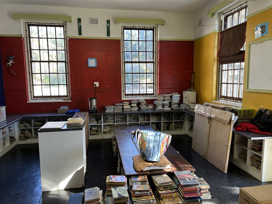 Een bibliotheek op een basisschool